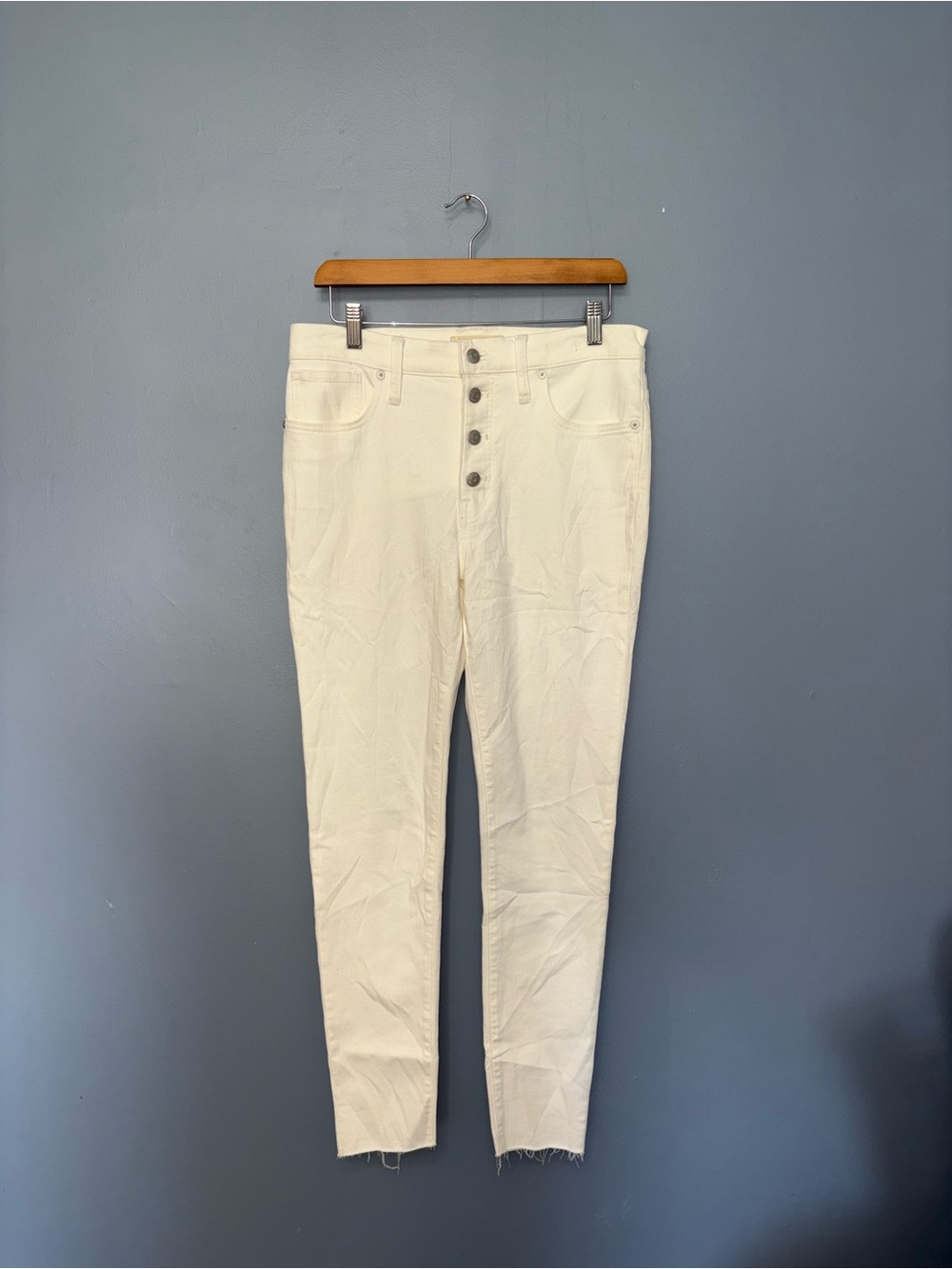 Madewell | White Buttonfly Jeans NWT | Size 30